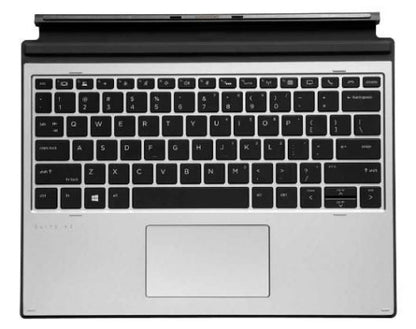 HP L67436-051 mobile device keyboard AZERTY French Pogo Pin Silver