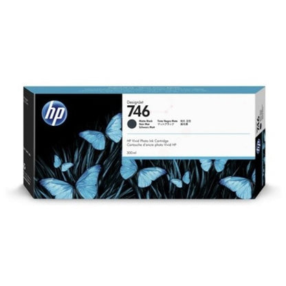 HP P2V83A/746 Ink cartridge black matt 300ml for HP DesignJet Z 6/9+