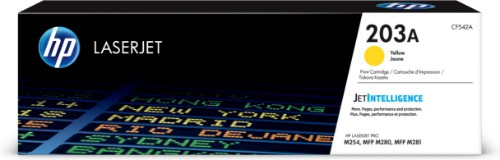 HP CF542A/203A Toner cartridge yellow, 1.3K pages ISO/IEC 19798 for HP Pro M 254