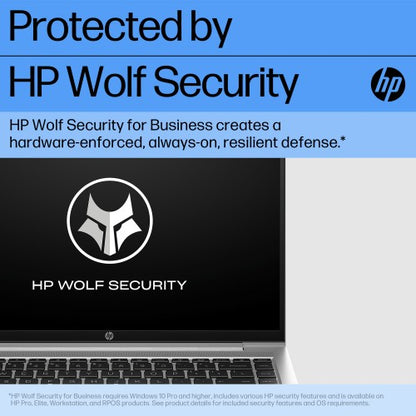 HP ProBook 440 G10 Intel® Core™ i5 i5-1335U Laptop 35.6 cm (14") Full HD 16 GB DDR4-SDRAM 512 GB SSD Wi-Fi 6E (802.11ax) Windows 11 Pro Silver