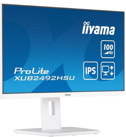 iiyama XUB2492HSU-W6 computer monitor 60.5 cm (23.8") 1920 x 1080 pixels Full HD LED White
