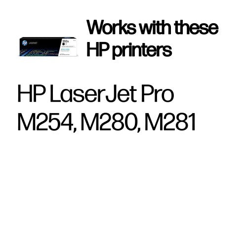 HP CF540X/203X Toner cartridge black high-capacity, 3.2K pages ISO/IEC 19798 for HP Pro M 254