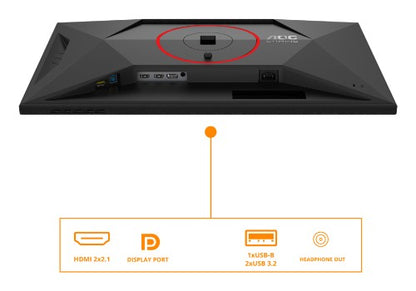 AOC G4 U27G4R computer monitor 68.6 cm (27") 3840 x 2160 pixels 4K Ultra HD LED Black, Red