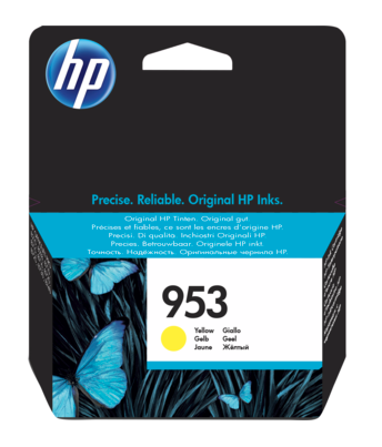 HP F6U14AE/953 Ink cartridge yellow, 630 pages 9ml for HP OfficeJet Pro 7700/8210/8710
