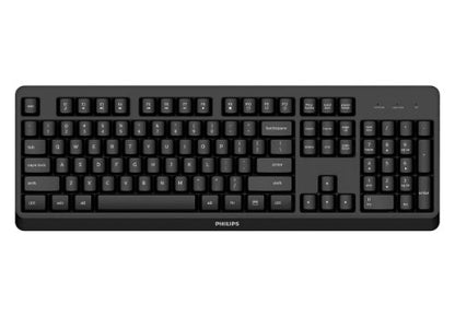 Philips 3000 series SPK6307BL/40 keyboard Universal RF Wireless QWERTY English Black