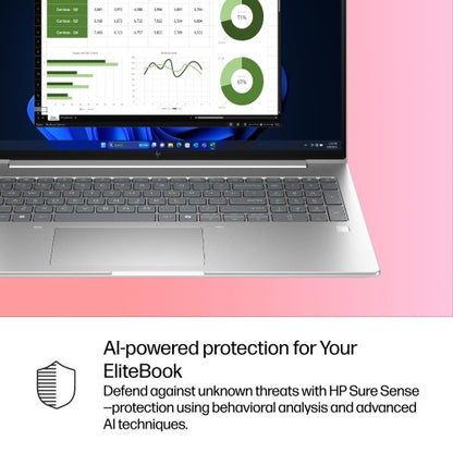 HP EliteBook 6 G1i 16 inch Notebook AI PC Wolf Pro Security Edition Intel Core Ultra 5 235U Laptop 40.6 cm (16") Touchscreen WUXGA 16 GB DDR5-SDRAM 512 GB SSD Wi-Fi 7 (802.11be) Windows 11 Pro Silver