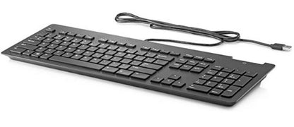 HP 911502-031 keyboard Office USB QWERTY UK English Black