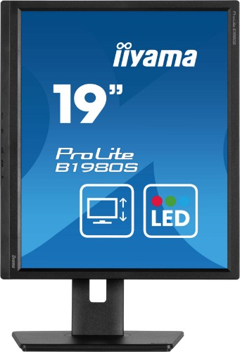 iiyama ProLite B1980S-B1 computer monitor 48.3 cm (19") 1280 x 1024 pixels VGA LED Black