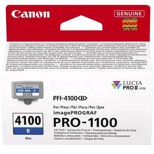 Canon 6786C001/PFI-4100B Ink cartridge blue 80ml for Canon IPF PRO-1100