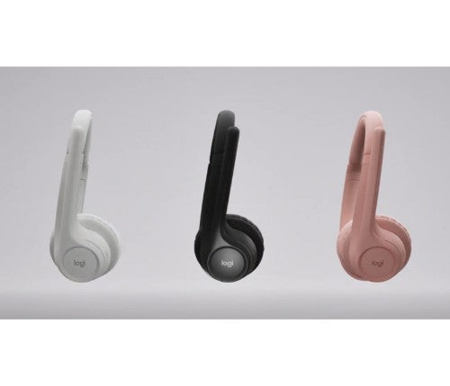 Logitech 981-001412 headphones/headset Wireless Head-band Office/Call center Bluetooth Rose