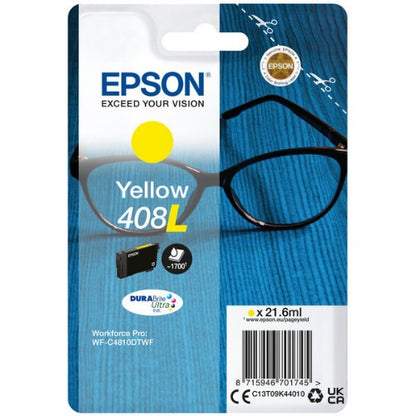 Epson C13T09K44010/408L Ink cartridge yellow high-capacity, 1.7K pages 21,6ml for Epson WF-C 4810
