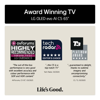 LG OLED65C56LB.AEK TV 165.1 cm (65") 4K Ultra HD Smart TV Wi-Fi Brown