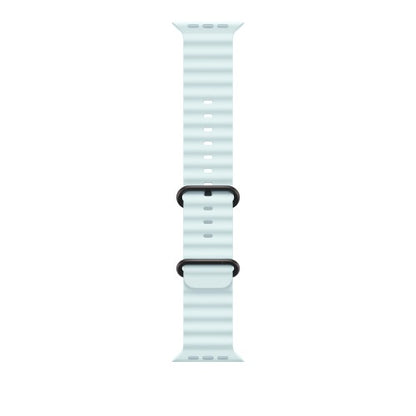 Apple 49mm Ice Blue Ocean Band - Black Titanium Finish