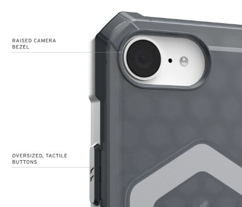 Urban Armor Gear 114496113131 mobile phone case 15.5 cm (6.1") Cover Ash