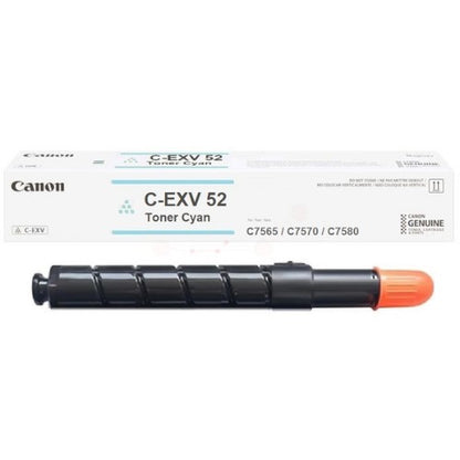 Canon 0999C002/C-EXV52 Toner cyan, 66.5K pages for Canon IR-C 7565