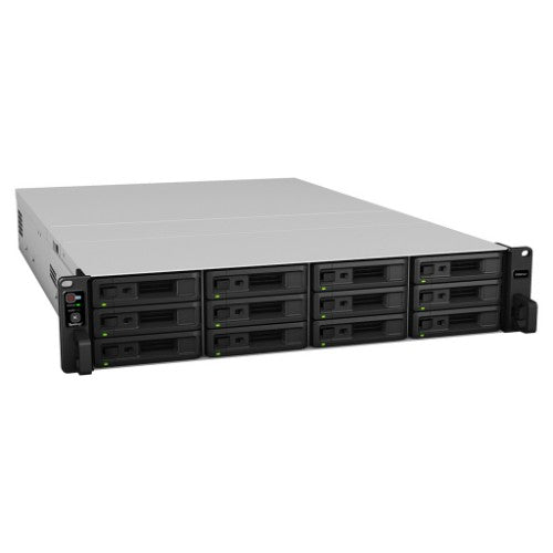 Synology RackStation RS3621xs+ NAS Rack (2U) Intel® Xeon® D D-1541 8 GB DDR4 144 TB HDD DiskStation Manager Black