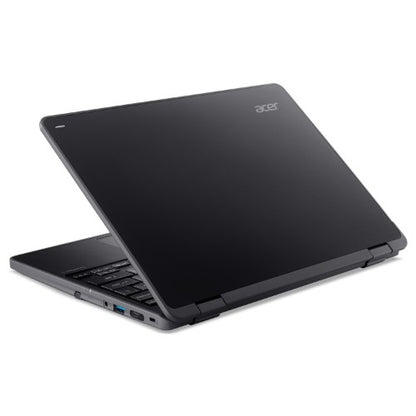 Acer TravelMate Spin B3 TMB312RN-31 N250 8GB/256GB W11P EDU Intel® N Laptop 31 cm (12.2") Touchscreen WUXGA LPDDR5-SDRAM SSD Wi-Fi 6E (802.11ax) Windows 11 Pro Education Black