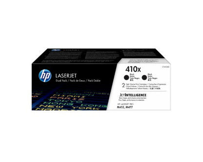HP CF410XD/410X Toner cartridge black high-capacity twin pack, 2x6.5K pages ISO/IEC 19798 Pack=2 for HP Pro M 452