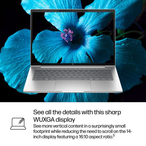 HP ProBook 4 G1q Next Gen AI PC Wolf Pro Security Edition Copilot+ PC Qualcomm Snapdragon X1-26-100 Laptop 35.6 cm (14") WUXGA 32 GB LPDDR5x-SDRAM 1 TB SSD Wi-Fi 7 (802.11be) Windows 11 Pro Silver