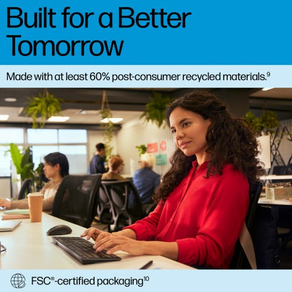 HP 725 Multi-Device Rechargeable Wireless Keyboard and Mouse Combo