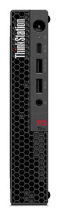 Lenovo ThinkStation P3 Tiny Intel® Core™ i7 i7-14700 32 GB DDR5-SDRAM 1 TB SSD NVIDIA T1000 Windows 11 Pro Mini PC Workstation Black