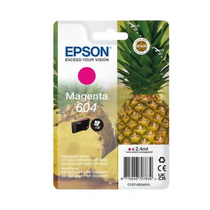 Epson C13T10G34010/604 Ink cartridge magenta, 130 pages 2,4ml for Epson XP-2200