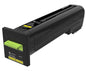 Lexmark 82K2XYE Toner-kit yellow extra High-Capacity Project, 22K pages for Lexmark CX 860