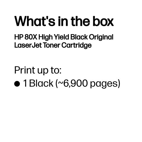HP CF280X/80X Toner cartridge black high-capacity, 6.9K pages ISO/IEC 19752 for HP Pro 400/e