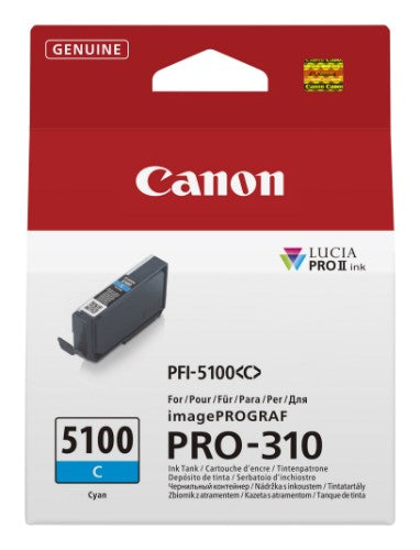 Canon 6953C001/PFI-5100C Ink cartridge cyan 842 Photos for Canon IPF PRO-310
