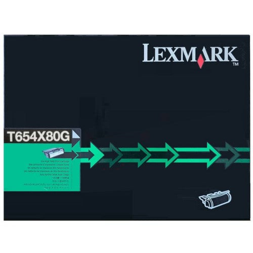 Lexmark T654X80G Toner cartridge black remanufactured, 36K pages ISO/IEC 19752 for Lexmark T 654