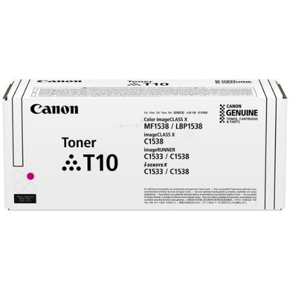 Canon 4564C001/T10 Toner cartridge magenta high-capacity, 10K pages ISO/IEC 19752 for Canon X C 1533