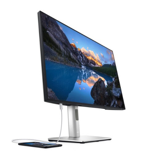 DELL UltraSharp U2421E computer monitor 61.2 cm (24.1") 1920 x 1200 pixels WUXGA LCD Black, Silver