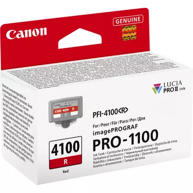 Canon 6785C001/PFI-4100R Ink cartridge red 80ml for Canon IPF PRO-1100