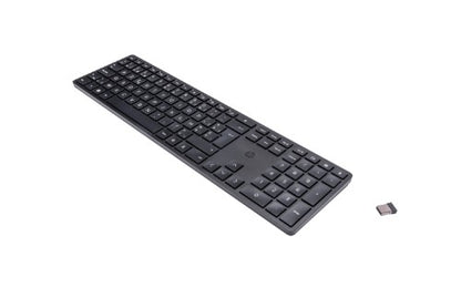 HP 450 Programmable Wireless keyboard RF Wireless + USB AZERTY Belgian Black