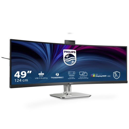 Philips 49B2U6903CH/00 computer monitor 124.5 cm (49") 5120 x 1440 pixels Dual QHD LCD Grey