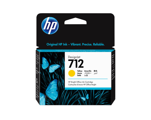 HP 3ED69A/712 Ink cartridge yellow 29ml for HP DesignJet T 200