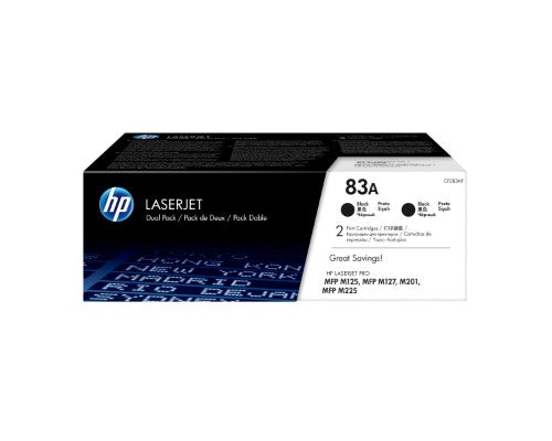 HP CF283AD/83A Toner cartridge twin pack, 2x1.5K pages/5% Pack=2 for HP LaserJet M 225/Pro M 125