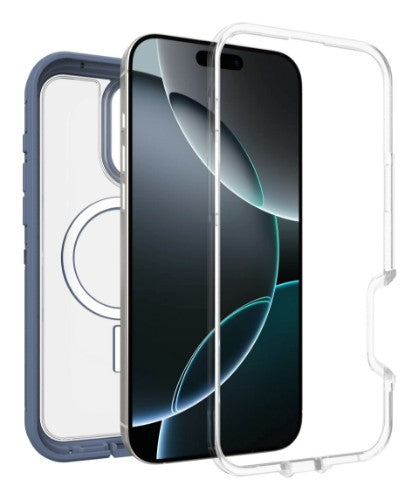 OtterBox Defender Series XT Clear for MagSafe for Apple iPhone 16 Pro Max, Mountain Storm