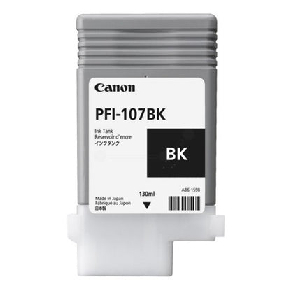 Canon 6705B001/PFI-107BK Ink cartridge black 130ml for Canon IPF 670/680