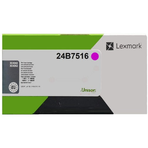 Lexmark 24B7516 Toner-kit magenta, 14.2K pages ISO/IEC 19752 for Lexmark XC 4342