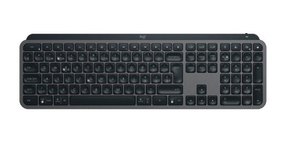 Logitech Master MX Keys Combo for Bussiness keyboard Mouse included Office RF Wireless + Bluetooth QWERTZ Swiss Graphite