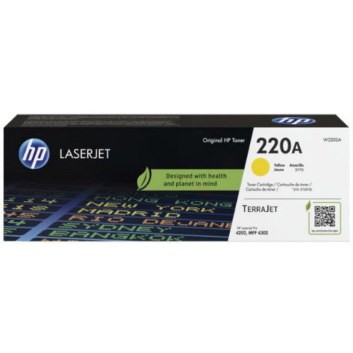 HP W2202A/220A Toner cartridge yellow, 1.8K pages ISO/IEC 19798 for HP CLJ Pro 4202