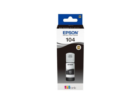 Epson C13T00P140/104 Ink bottle black, 4.5K pages 65ml for Epson ET-2810/2830/4700