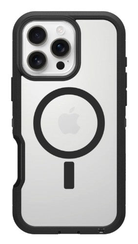 OtterBox Defender Series XT Clear for MagSafe for Apple iPhone 16 Pro Max, Dark Side