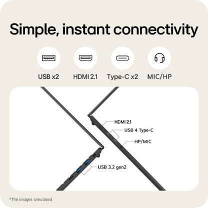 LG Gram 17Z90TL-G 17" Hybrid AI Copilot+ Laptop - Intel® Core™ Ultra 7 256V, 1TB SSD, 16GB RAM - Black - [2025]