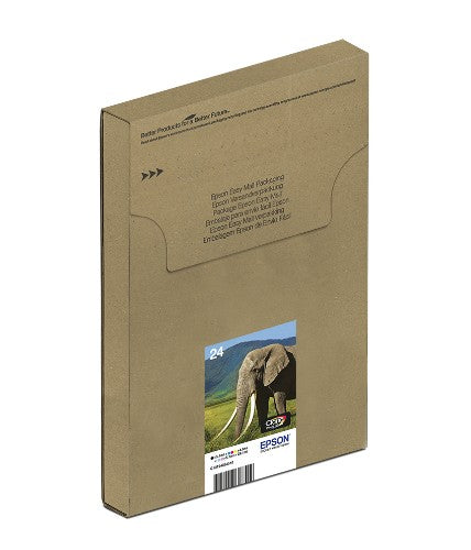 Epson C13T24284510/24 Ink cartridge multi pack Bk,C,M,Y,LC,LM for Easymail, 6x360 pages 1x240pg + 5x360pg, 1x5.1ml + 5x4.6ml Pack=6 for Epson XP 750