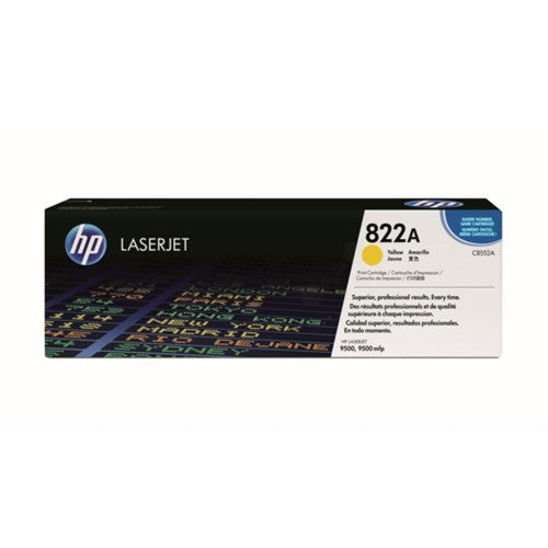 HP C8552A/822A Toner yellow, 25K pages/5% for HP Color LaserJet 9500
