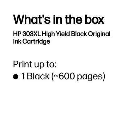 HP T6N04AE/303XL Printhead cartridge black high-capacity, 600 pages ISO/IEC 24711 12ml for HP Envy Photo 6230