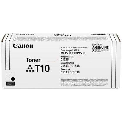 Canon 4566C001/T10 Toner cartridge black high-capacity, 13K pages ISO/IEC 19752 for Canon X C 1533