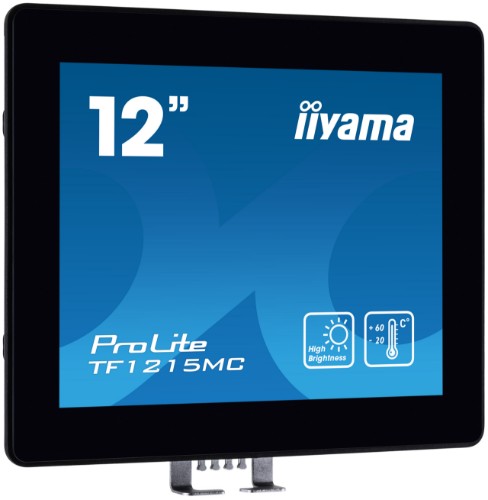 iiyama TF1215MC-B1 computer monitor 30.7 cm (12.1") 1024 x 768 pixels LCD Touchscreen Black
